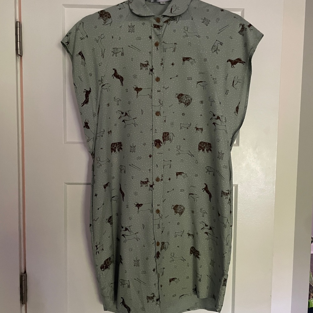 *RARE* In God We Trust Silk Dress